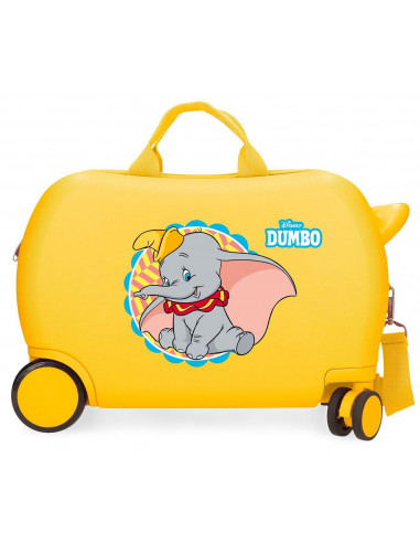 2661026 ABS ROLLING SUITCASE 4W.(2 MULTID.) 45CM. DUMBO OCHR